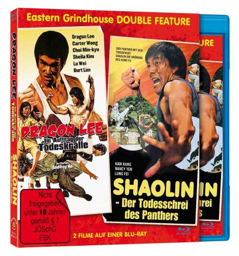 Eastern Grindhouse Double Feature Vol. 1: Shaolin - Der Todesschrei des Panthers / Im Auftrag der Todeskralle (Blu-ray), Blu-ray Disc