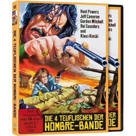 Die 4 Teuflischen der Hombre-Bande (Blu-ray &amp; DVD), 1 Blu-ray Disc und 1 DVD