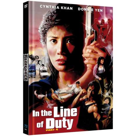Red Force - In the Line of Duty 4 (Blu-ray &amp; DVD im Mediabook), 1 Blu-ray Disc und 1 DVD