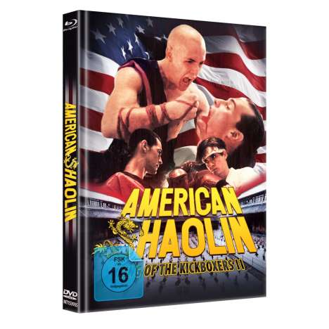 American Shaolin - King of Kickboxers 2 (Blu-ray &amp; DVD im Mediabook), 1 Blu-ray Disc und 1 DVD