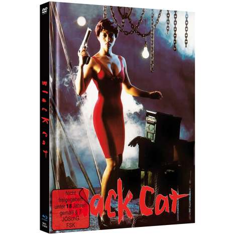 Black Cat (1991) (Blu-ray &amp; DVD im Mediabook), 1 Blu-ray Disc und 1 DVD