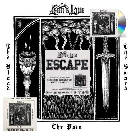 Lion's Law: The Pain, The Blood And The Sword (Limited Indie Edition) (Fidèle Édition), 1 LP und 1 CD