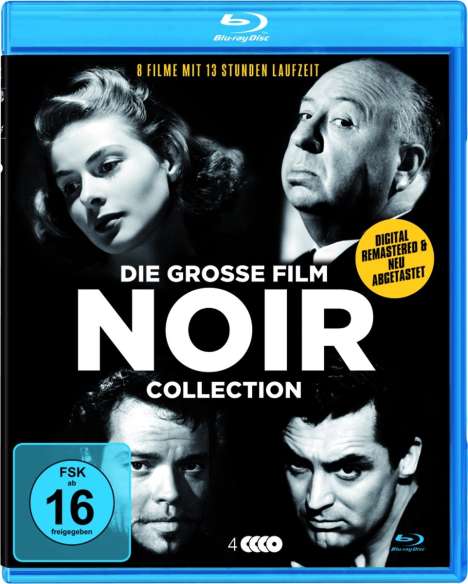 Die grosse Film Noir Collection (8 Filme auf 4 Blu-rays), 4 Blu-ray Discs