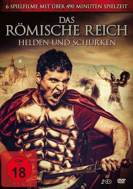 Das römische Reich Box-Edition (6 Filme auf 2 DVDs), 2 DVDs