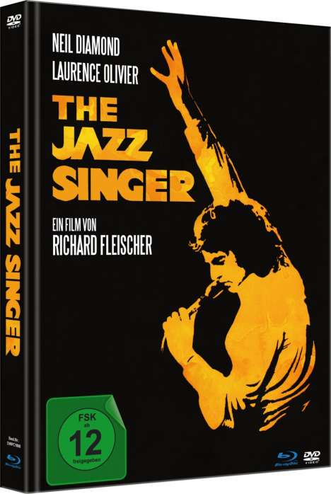 The Jazz Singer (1980) (Blu-ray &amp; DVD im Mediabook), 1 Blu-ray Disc und 1 DVD