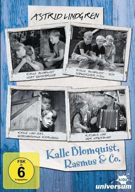 Astrid Lindgren - Kalle Blomquist &amp; Rasmus, 2 DVDs