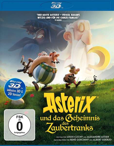 Asterix und das Geheimnis des Zaubertranks (3D Blu-ray), Blu-ray Disc