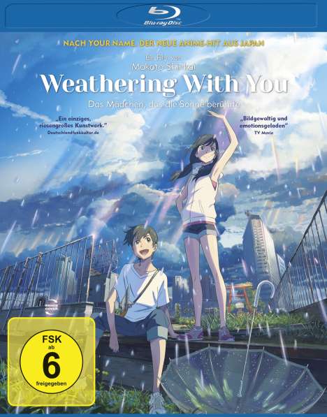Weathering With You - Das Mädchen, das die Sonne berührte (Blu-ray), Blu-ray Disc