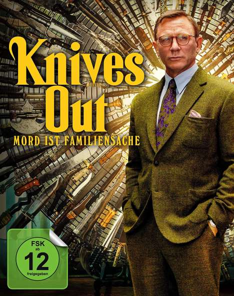 Knives Out (Ultra HD Blu-ray &amp; Blu-ray im Mediabook), 1 Ultra HD Blu-ray und 1 Blu-ray Disc