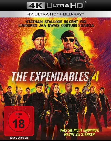 The Expendables 4 (Ultra HD Blu-ray &amp; Blu-ray), 1 Ultra HD Blu-ray und 1 Blu-ray Disc