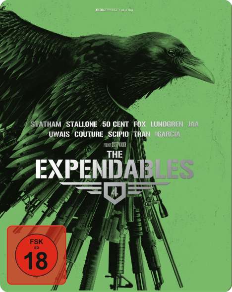 The Expendables 4 (Ultra HD Blu-ray &amp; Blu-ray im Steelbook), 1 Ultra HD Blu-ray und 1 Blu-ray Disc