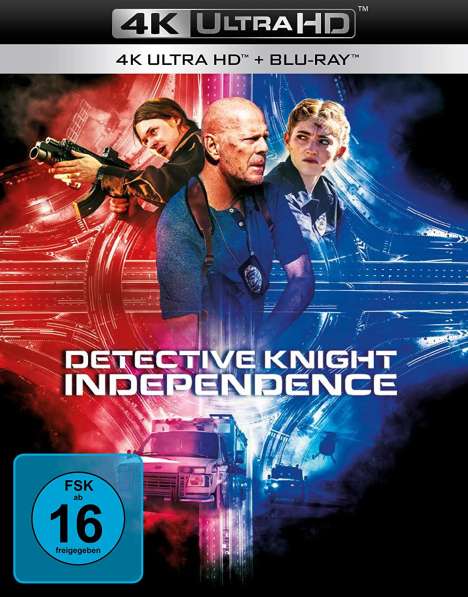 Detective Knight: Independence (Ultra HD Blu-ray &amp; Blu-ray), 1 Ultra HD Blu-ray und 1 Blu-ray Disc