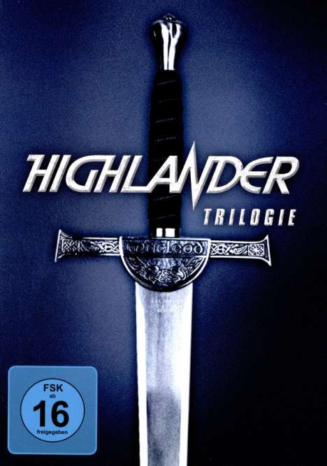 Highlander Trilogie, 3 DVDs