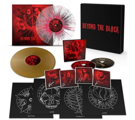 Beyond The Black: Beyond The Black (180g) (Limited Boxset) (Colored Vinyl), 1 LP, 1 Single 12" und 2 CDs
