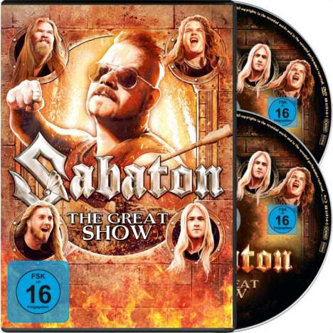 Sabaton: The Great Show (Limited Edition), 1 Blu-ray Disc und 1 DVD