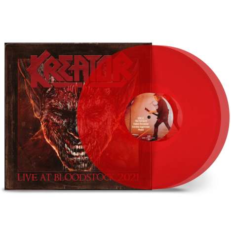 Kreator: Live At Bloodstock 2021 (Limited Edition) (Transparent Red Vinyl, 2 LPs