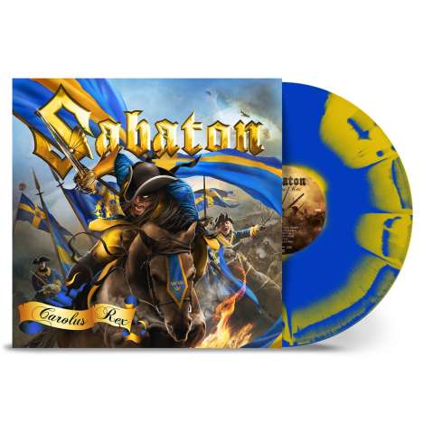 Sabaton: Carolus Rex (Swedish Version) (Blue/Yellow Sunburst Vinyl), LP