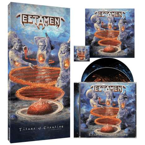 Testament (Metal): Titans Of Creation (Limited Edition), 1 CD und 1 Blu-ray Disc