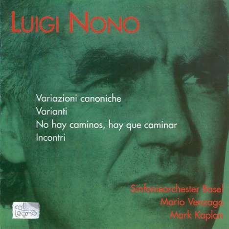 Luigi Nono (1924-1990): Variazioni Canoniche, CD