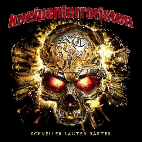 Kneipenterroristen: Schneller Lauter Härter (Limited Numbered Edition) (Blue Marbled Vinyl), LP