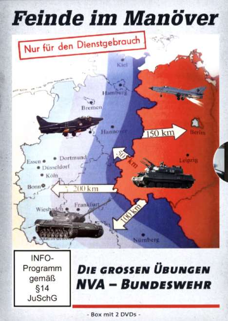 Feinde im Manöver - Die grossen Übungen/NVA-Bundeswehr  [2 DVDs], 2 DVDs