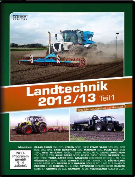 Landtechnik 2012/13 - Teil 1, DVD