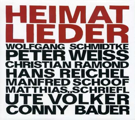 Heimatlieder (Live), CD