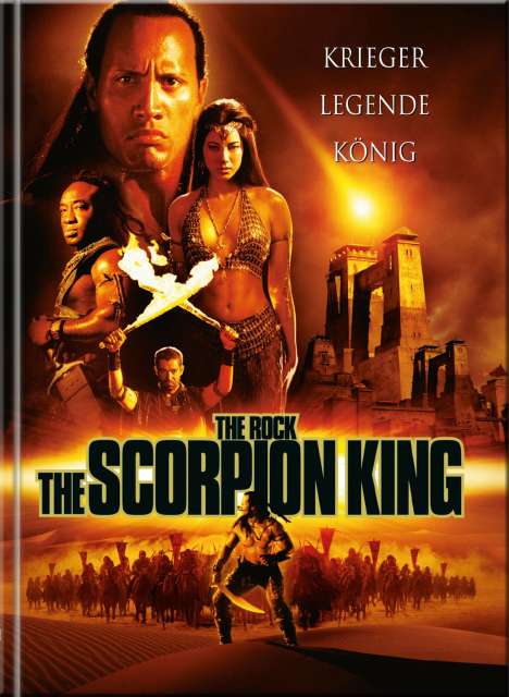 Scorpion King (Ultra HD Blu-ray &amp; Blu-ray im Mediabook), 1 Ultra HD Blu-ray and 1 Blu-ray Disc