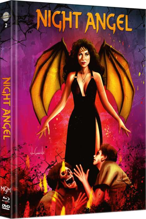 Night Angel (Blu-ray &amp; DVD im Mediabook), 1 Blu-ray Disc und 1 DVD
