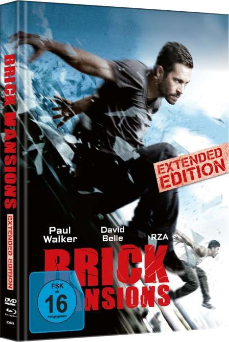 Brick Mansions (Blu-ray &amp; DVD im Mediabook), 1 Blu-ray Disc und 1 DVD