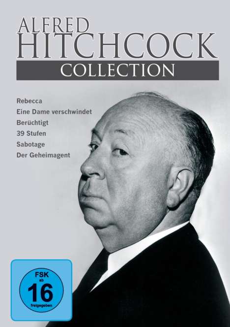 Alfred Hitchcock Collection (6 Filme auf 3 DVDs), 3 DVDs