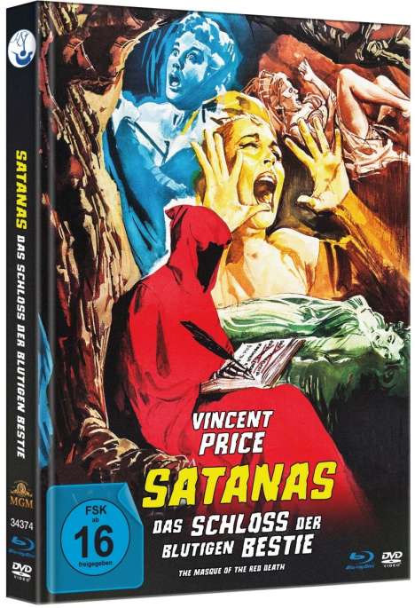 Satanas - Das Schloss der blutigen Bestie (Blu-ray &amp; DVD im Mediabook), 1 Blu-ray Disc und 1 DVD