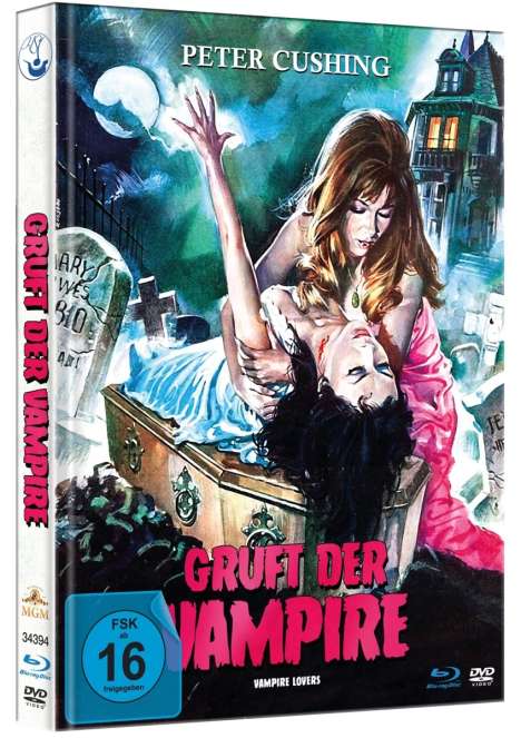 Gruft der Vampire (Blu-ray &amp; DVD im Mediabook), 1 Blu-ray Disc und 1 DVD