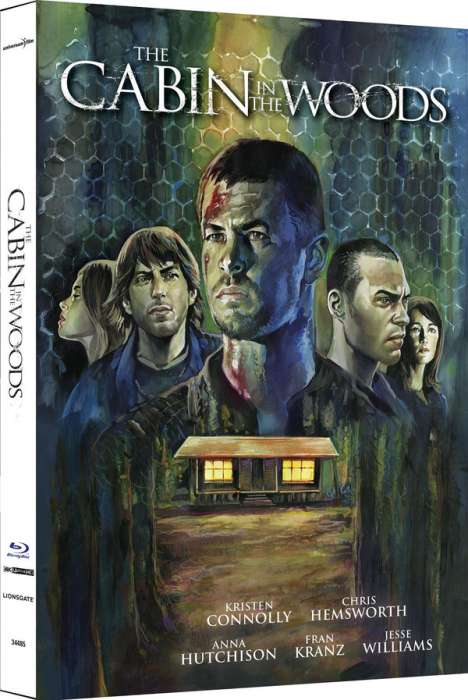 The Cabin in the Woods (Ultra HD Blu-ray &amp; Blu-ray im Mediabook), 1 Ultra HD Blu-ray und 1 Blu-ray Disc