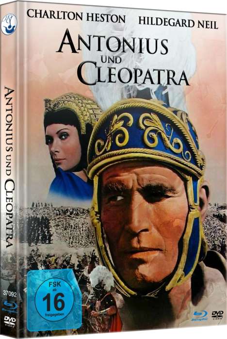 Antonius und Cleopatra (Blu-ray &amp; DVD im Mediabook), 1 Blu-ray Disc und 1 DVD