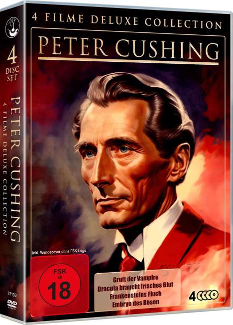 Peter Cushing Deluxe Collection, 4 DVDs