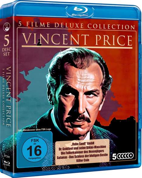 Vincent Price - 5 Filme Deluxe Collection (Blu-ray), 5 Blu-ray Discs