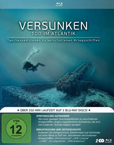 Versunken - Tod im Atlantik (Blu-ray), 2 Blu-ray Discs