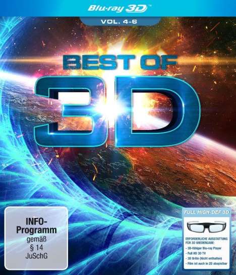 Best of 3D Vol. 4-6 (3D Blu-ray), Blu-ray Disc