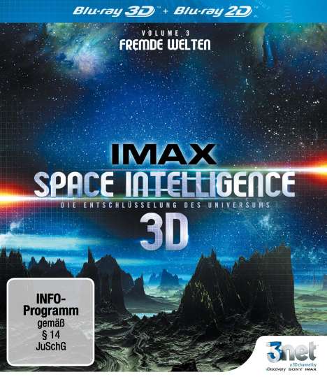 IMAX Space Intelligence Vol. 3: Fremde Welten (3D Blu-ray), Blu-ray Disc