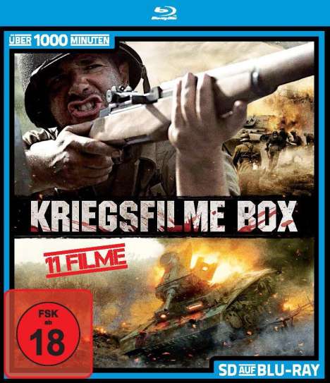 Kriegsfilme Box (SD auf Blu-ray), Blu-ray Disc