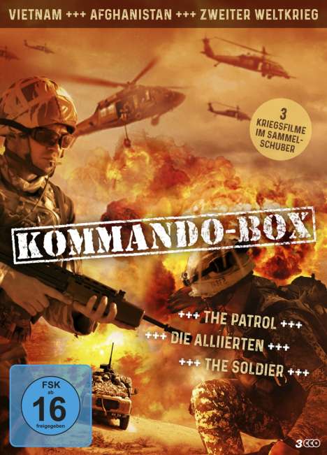 Kommando-Box (3 Filme im Sammelschuber), 3 DVDs