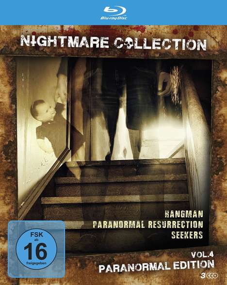 Nightmare Collection Vol. 4: Paranormal Edition (Blu-ray), 3 Blu-ray Discs