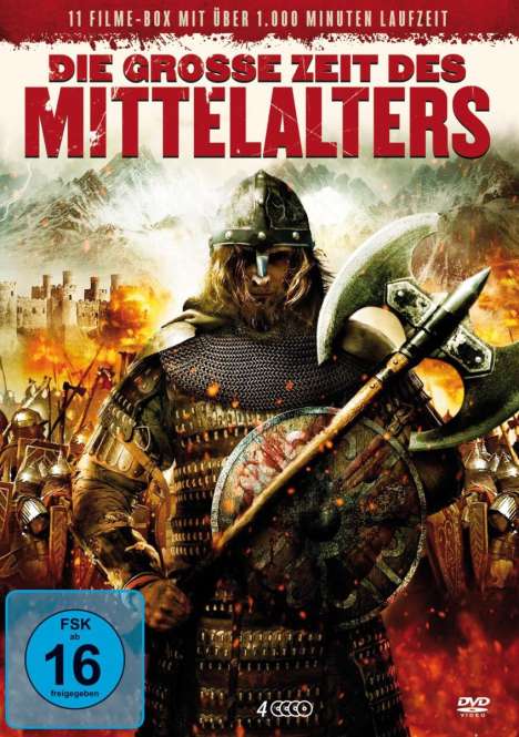 Die grosse Zeit des Mittelalters (11 Filme auf 4 DVDs), 4 DVDs
