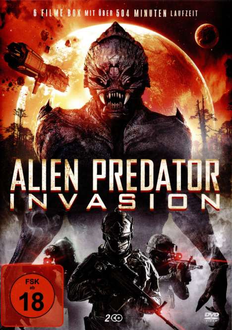 Alien Predator Invasion (6 Filme auf 2 DVDs), 2 DVDs