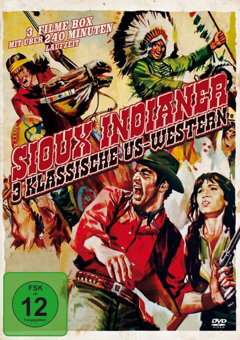 Sioux Indianer (3 Filme auf einer DVD), DVD