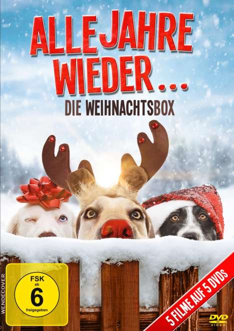Alle Jahre wieder - Die Weihnachtsbox (5 Filme), 5 DVDs