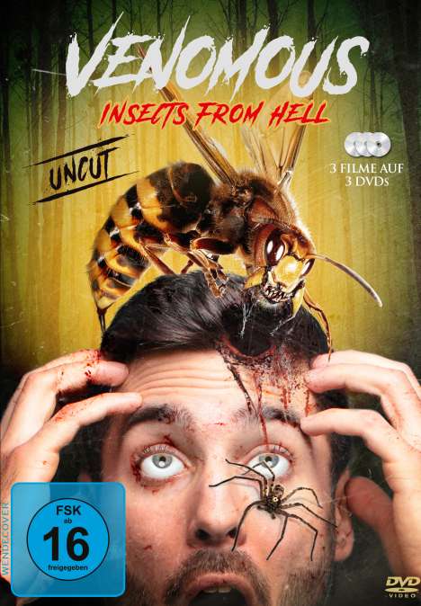 Venomous - Insects from Hell (3 Filme), 3 DVDs