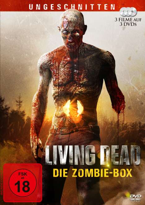 Living Dead - Die Zombie-Box (3 Filme), 3 DVDs