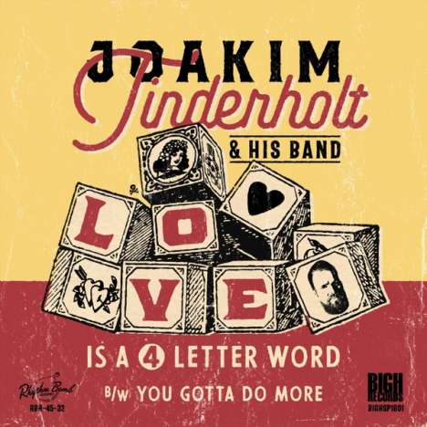 Joakim Tinderholt: Love Is A 4 Letter Word / You Gotta Do More (Limited-Edition), Single 7"